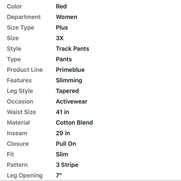 New Slim Fit $65 Prime Blue Adidas Track Pants 3X(Plus) - Picture 13 of 16